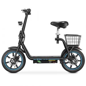 Image de Trottinette &Eacute;lectrique Honey Whale M5Elite - Moteur 500W Batterie 48V13AH Autonomie 45KM Freins &agrave; Disque - Noir
