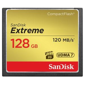 Sandisk SDCFXS-128G-X46 - Carte mémoire CompactFlash Extreme 128 Go