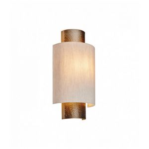 Endon Applique Indara, bronze vieilli, avec demi abat-jour