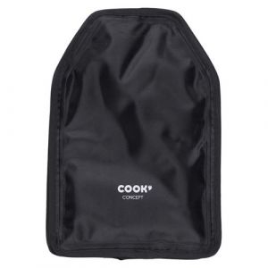 Rafraîchisseur de Bouteille Vin 23cm Noir