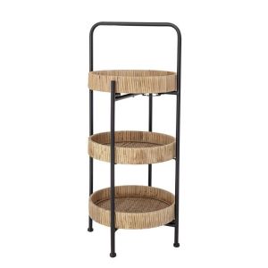 Image de Bloomingville Meuble 3 étages rotin Deva