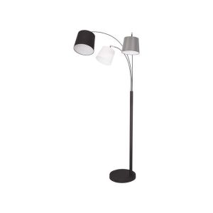 Boutica-design By Rydéns Lampadaire Foggy 3x25W E14 Noir Fumé