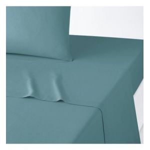 Drap plat uni en polycoton, Scenario Standard Couleur Standard Taille 180 x 290 cm