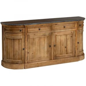 Buffet en bois marron 180 cm