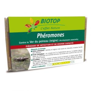 Biotop Ph&eacute;romones contre teigne du poireau (2 capsules)
