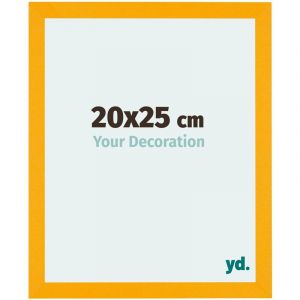Yd. - Your Decoration - 20x25 cm - Cadres Photo en mdf Avec Verre acrylique - Anti-Reflet - Excellente Qualité - Jaune - Cadre Decoration Murale