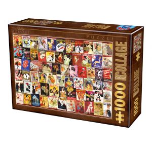 Dtoys Puzzle Vintage Collage - Cabaret