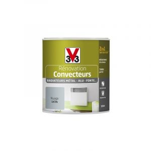 V33 Peinture Nuage Satin Convecteurs Radiateurs 500mL Gris 0,000000