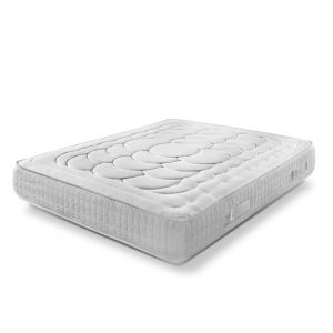 Matelas &agrave; ressorts ensach&eacute;s et m&eacute;moire de forme 27cm180X190