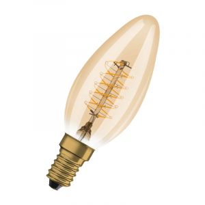 Osram Ampoule led Dimmable dition vintage, remplacement de 25 watts, E14, B-Shape, 2200 Kelvin, Filh Confort Light, Verre transparent, pack unique