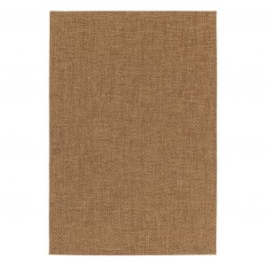 Image de Sweeek - Tapis int&eacute;rieur/ext&eacute;rieur effet jute coloris caramel. stabilis&eacute; aux uv 240 x 340 cm