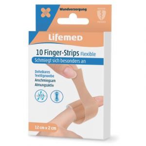 Lifemed 10 Finger - Strips Flexible 10 St Pflaster