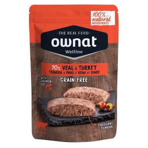 Ownat Sachet Chat Wetline Veau et Dinde 85 gr