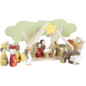 Image de Legler Engel Set de Jeu crèche Bois, décoration de Noël adaptée aux Enfants, 12356