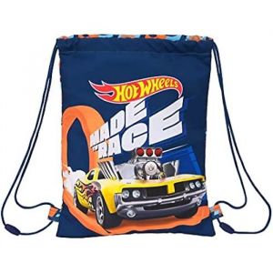Safta Sac plat JUNIOR HOT WHEELS "SPEED CLUB", Bleu marine/orange, Estándar, décontracté