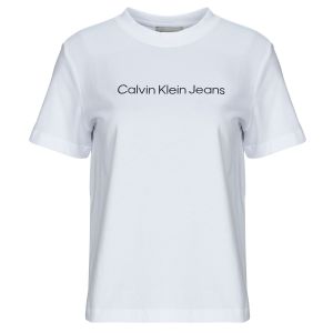 Calvin Klein T-shirt Jeans A- INST. LOGO CLASSIC TEE SS Blanc - Taille EU S,EU M,EU L,EU XS
