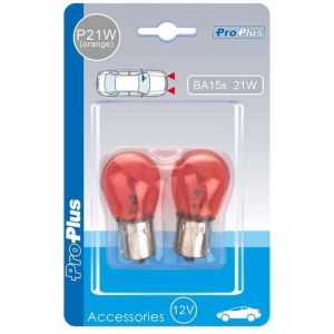 ProPlus Ampoule de voiture 12v 21w ba15s orange 2 pieces sous blister