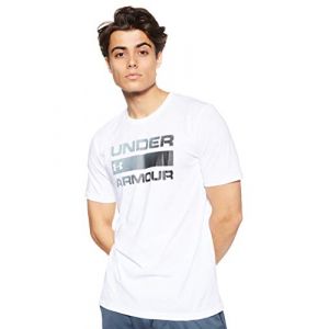 Under Armour UA Team Issue Wordmark S/S - T-shirt taille M - Regular, blanc