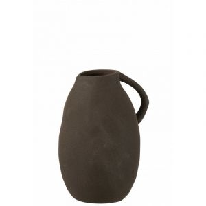 Vase Design en Céramique "Cruc " 25cm Noir Prix