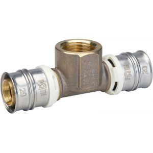 Pb Tub T&eacute; femelle XS pour tube multicouches - T&eacute; Diam&egrave;tre : 20 - 1/2"