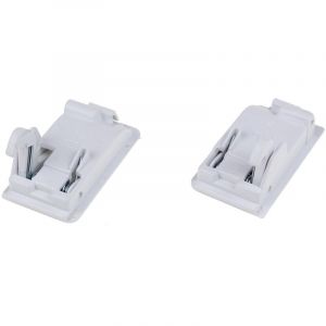 Whirlpool Lot de 2 verrous d'origine (481941129646) Hotte arthur martin electrolux bauknecht, faure