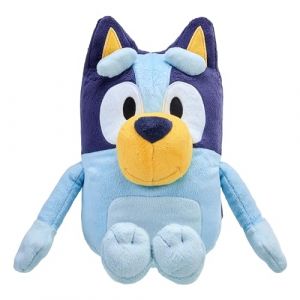 Moose Toys BLUEY Ours en Peluche Parlant, 31 cm, Bleu