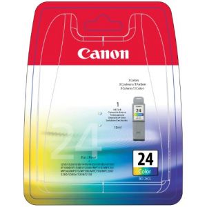 Canon BCI-24 Cartouche d'encre d'origine Jaune, cyan, magenta