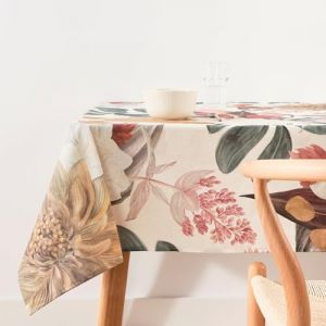 Nappe enduite anti-taches 100% coton multicolore 250x140 cm