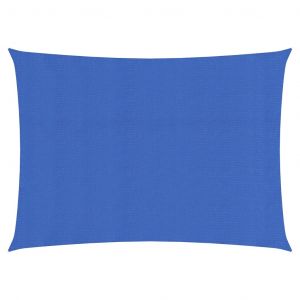 VidaXL Voile d'ombrage 160 g/m² Bleu 2,5x4 m PEHD