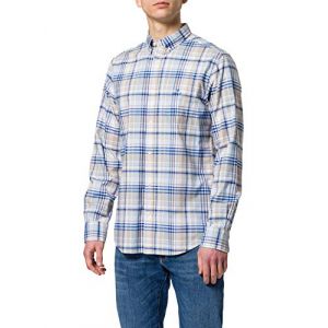 Gant (marque) Chemise regular carreaux Marron - Taille 2