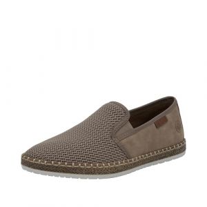 Rieker Homme B5265 Mocassin, Beige, 43 EU
