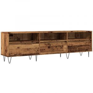 VidaXL Meuble Tv Vieux Bois 150x30x44,5 Cm Bois D'ingénierie