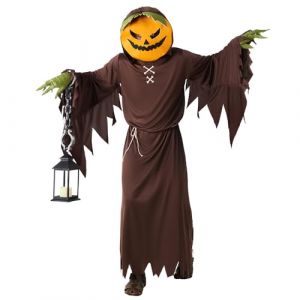 Ruedelafete Boland - Costume adulte citrouille d'horreur, Costumes pour adultes, Costumes de carnaval, Halloween