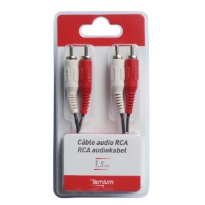 Temium Cable audio 2RCA 1,5