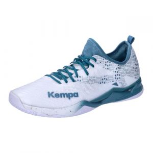 Kettler Mixte Wing Lite 2.0 Chaussures de Handball, Blanc/Bleu, 46 EU