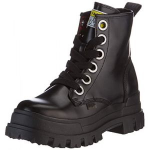 Image de Buffalo ASPHA Lace UP Hi, Botte Tendance Femme, Black, 37 EU