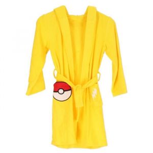 Peignoir - POKEMON - Pikachu - 100% Coton - 300 GSM - Jaune - 6-8 ans