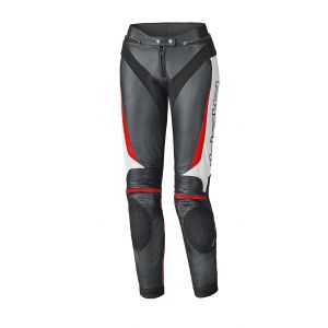 Image de Held Pantalon cuir femme LANE II noir/blanc/rouge - FR-40