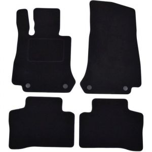 Tapis De Sol Noir Velours - J&J AUTOMOTIVE - Mercedes GLC X253/C253 - Sur Mesure - Antidérapant - Imperméable