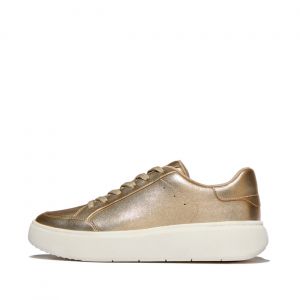 FitFlop Baskets cuir métallisé femme Rtg