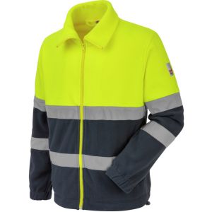 Würth Modyf Polaire de travail Würth haute-visibilité jaune/marine - S