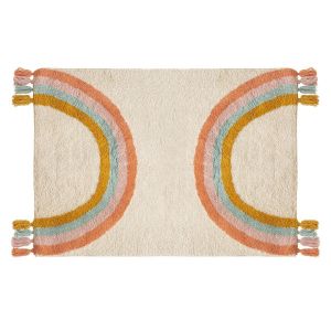 Atmosphera Tapis Arc-en-ciel 100x150 100 X 150 Blanc