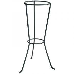 Louis Moulin Colonne anthracite h. 56 cm pour pot 20-22 cm - Acier époxy