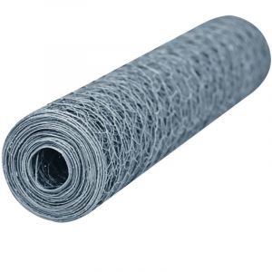 WERKA PRO Grillage galvanisé Mailles hexagonales de 25 mm 0,5 x 10m