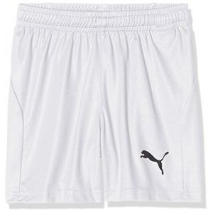 Puma LIGA Training Core - Short de jogging - Mixte Enfant - Blanc Blanc/ Noir) - FR: 12 ans (Taille Fabricant: 152)