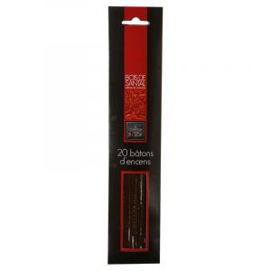 Lot de 20 B&acirc;tons d'Encens 25cm Bois Santal Prix