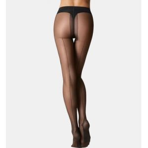 Le Bourget Collants couture arrière 20D Noir - Couleur Noir - Taille XS