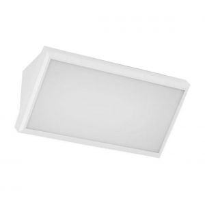 V-TAC VT-8055 Applique murale led rectangulaire 20W couleur blanc angulaire extérieur IP65 applique murale blanc naturel 4200K sku 6817 - Blanc