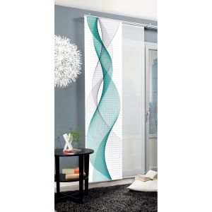 Home Wohnideen Home fashion Opalia Polyester, Turquoise, 245 x 60 cm.