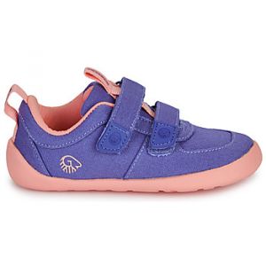 Giesswein Baskets basses enfant BAREFOOT CANVAS Bleu - Taille 23,24,25,26